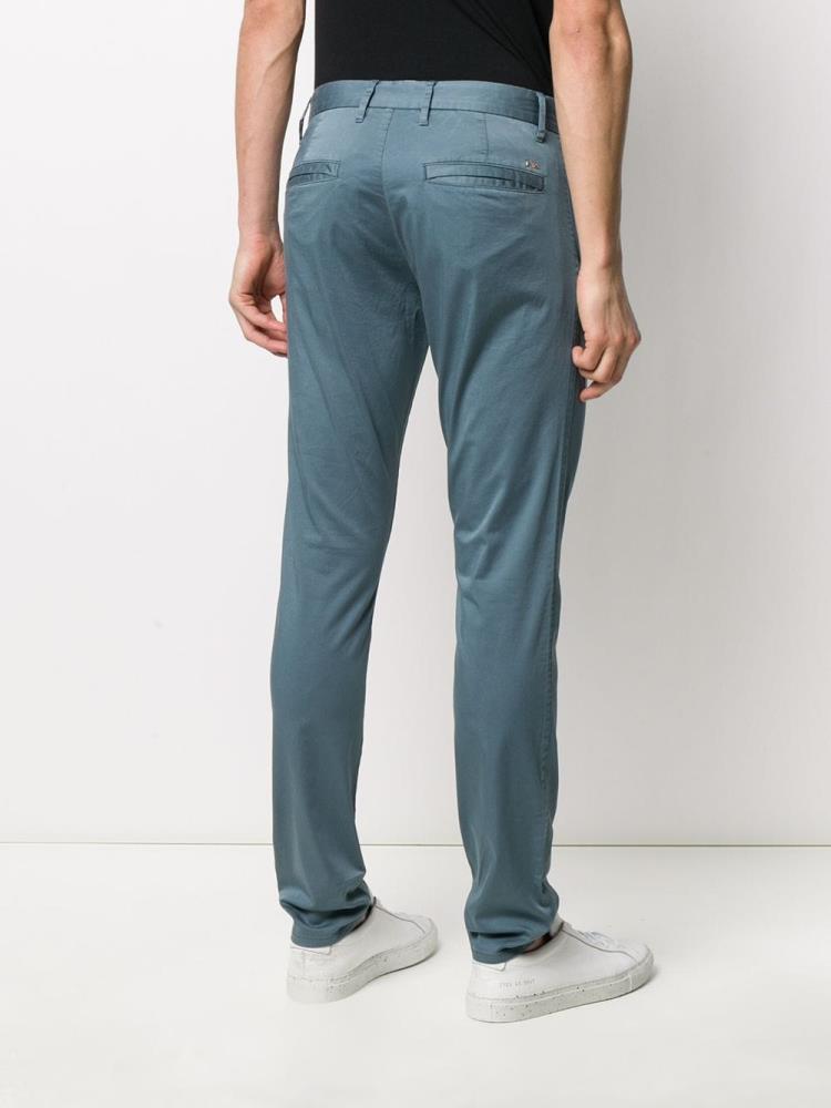 Armani Emporio Armani Slim Fit Chino Hlače Moški Modre | 646RE693