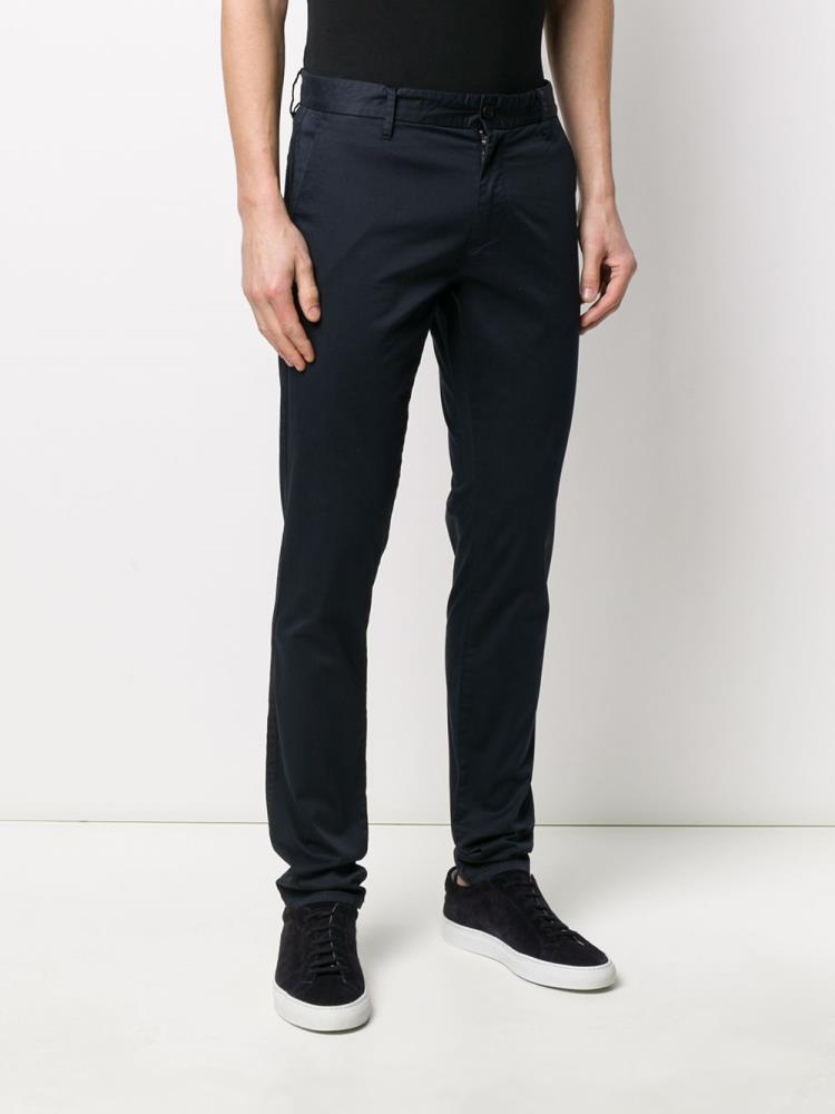 Armani Emporio Armani Slim Fit Tailored Hlače Hlače Moški Modre | C76572YM