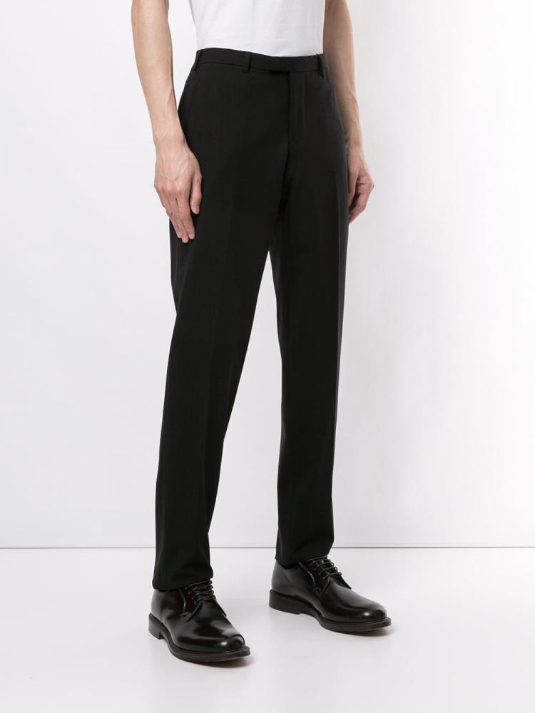 Armani Emporio Armani Slim Tailored Hlače Hlače Moški Črne | QBY3F5LG