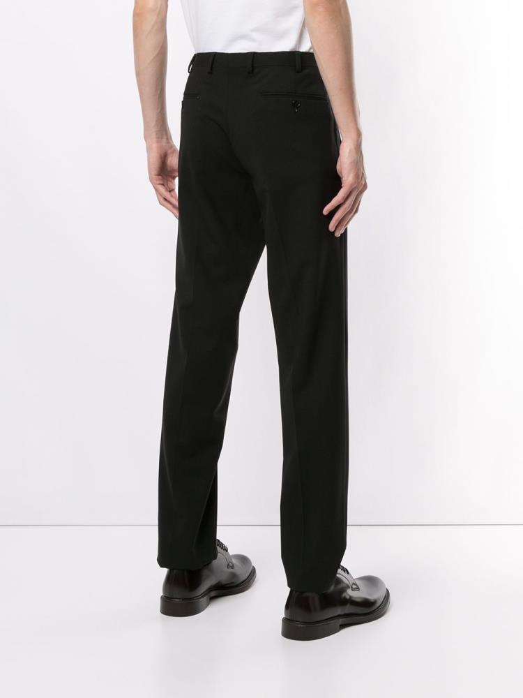 Armani Emporio Armani Slim Tailored Hlače Hlače Moški Črne | QBY3F5LG