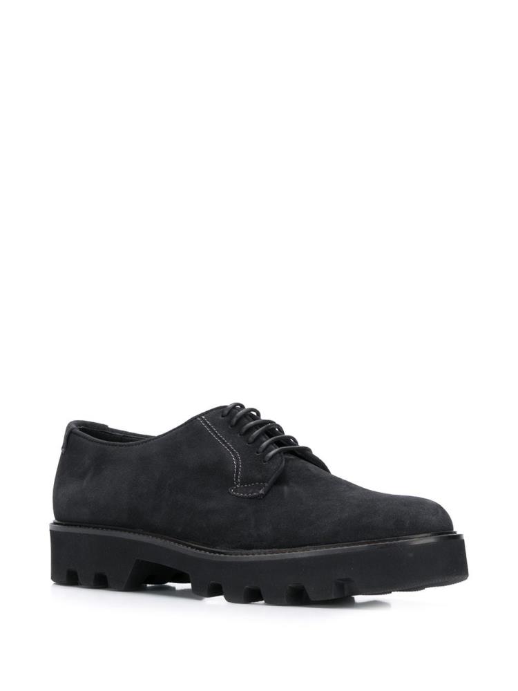 Armani Emporio Armani Smooth Lace Up Shoes Čevlji Moški Črne | GTCR2AJ3