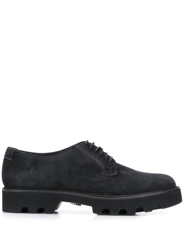 Armani Emporio Armani Smooth Lace Up Shoes Čevlji Moški Črne | GTCR2AJ3