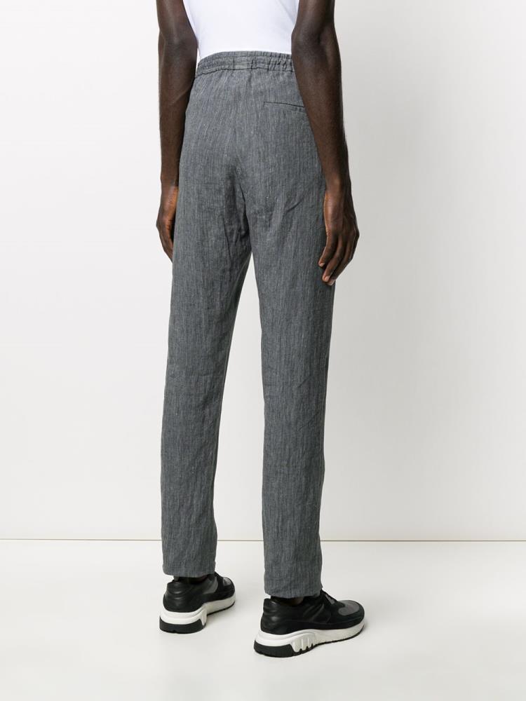 Armani Emporio Armani Straight Leg Hlače Moški Sive | UGH4RQ2J