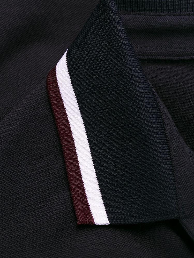 Armani Emporio Armani Stripe Trim Polo Majice Moški Modre | V8SY5VP9