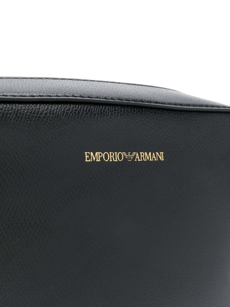 Armani Emporio Armani Textured Camera Bag Torbe Ženske Črne | PIBEE3Q8