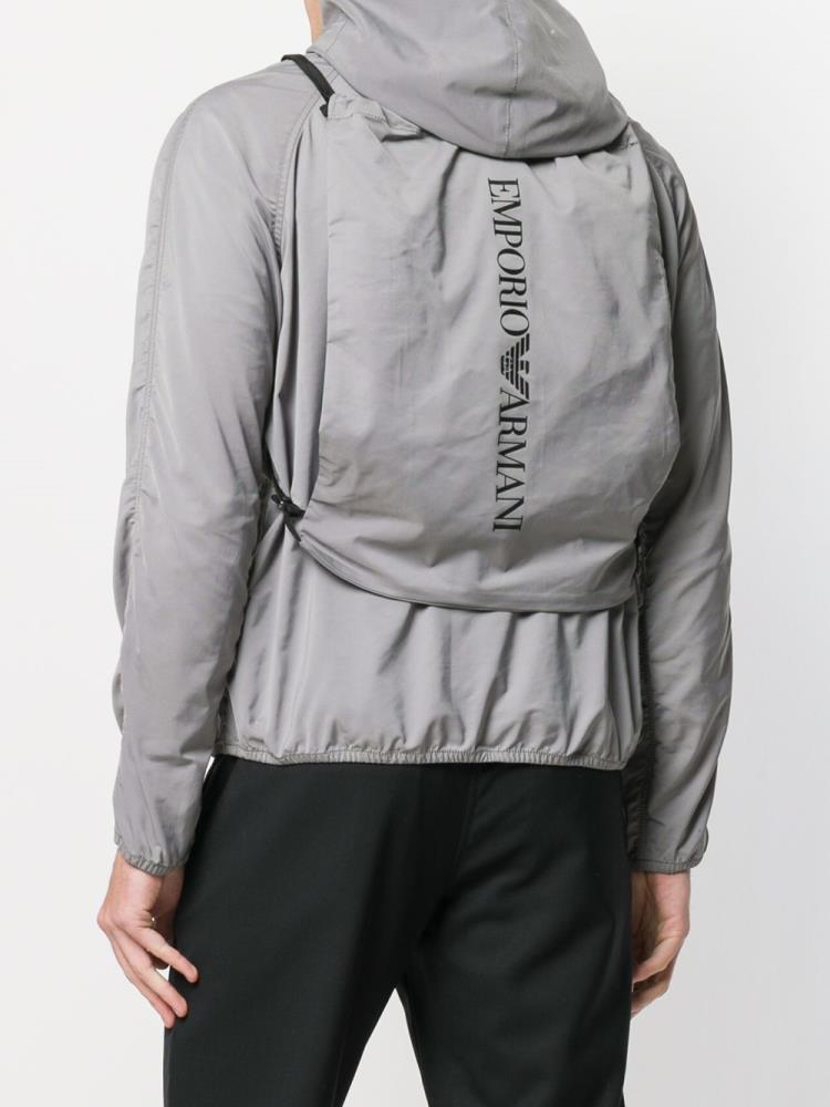 Armani Emporio Armani Waterproof Zipped Jakne Moški Zelene | TKOHRBX2