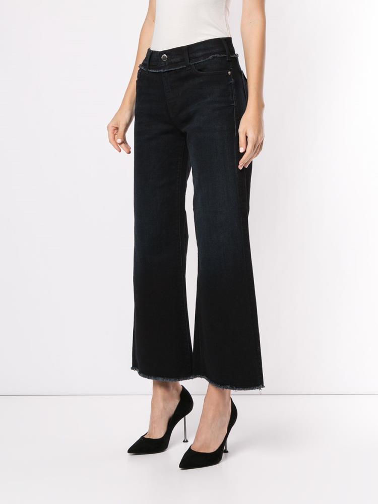 Armani Emporio Armani Wide Leg Kavbojke Ženske Modre | 3E6K6H6K