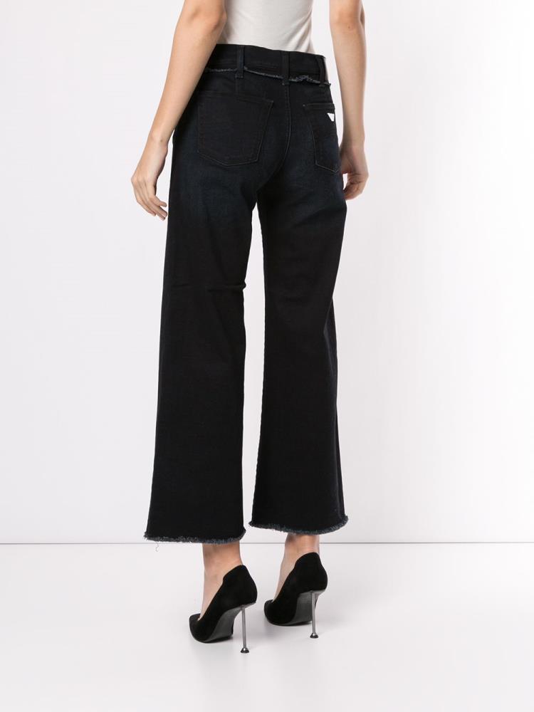 Armani Emporio Armani Wide Leg Kavbojke Ženske Modre | 3E6K6H6K