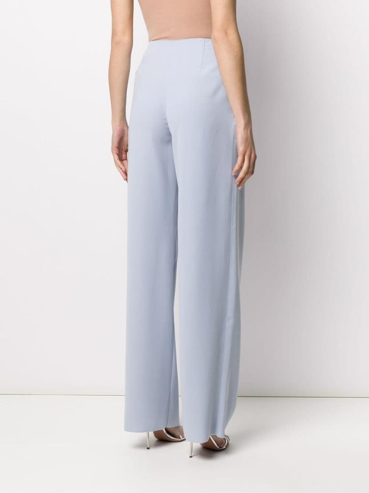 Armani Giorgio Armani High Waisted Wide Leg Hlače Ženske Modre | Q2D3YJP0