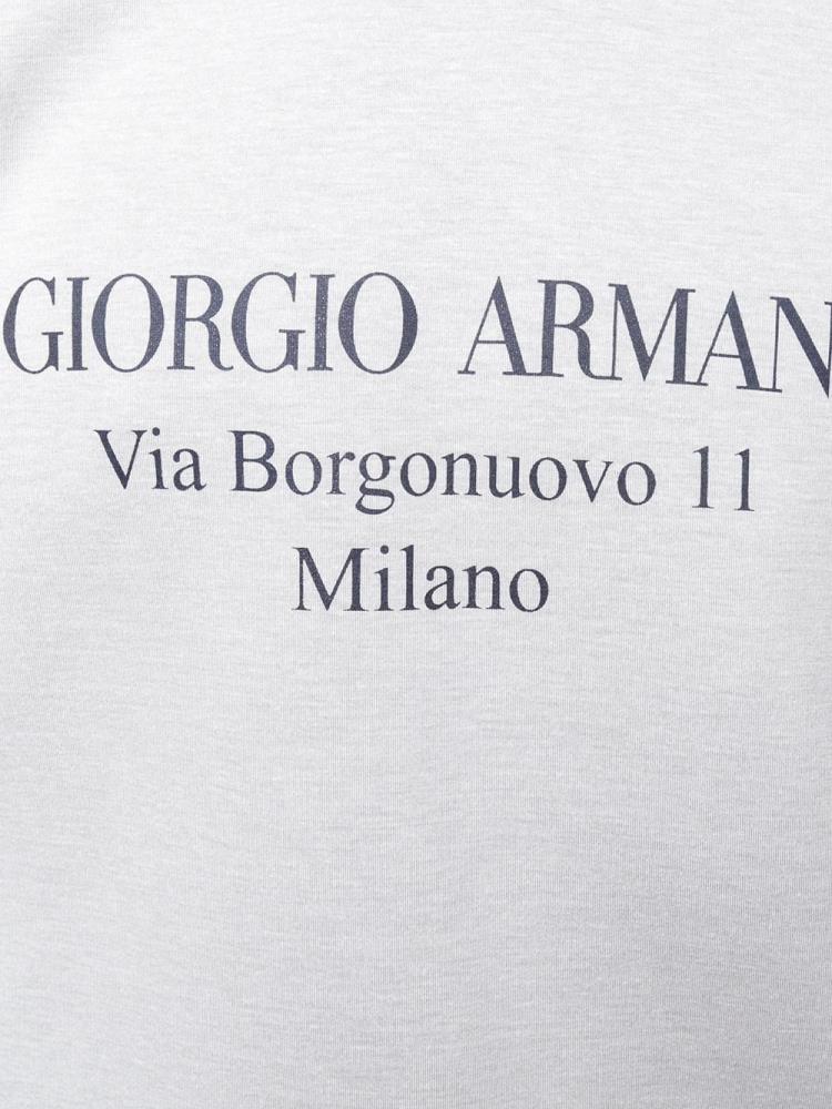 Armani Giorgio Armani Logo Športni Puloverji Moški Sive | XHX6T80U