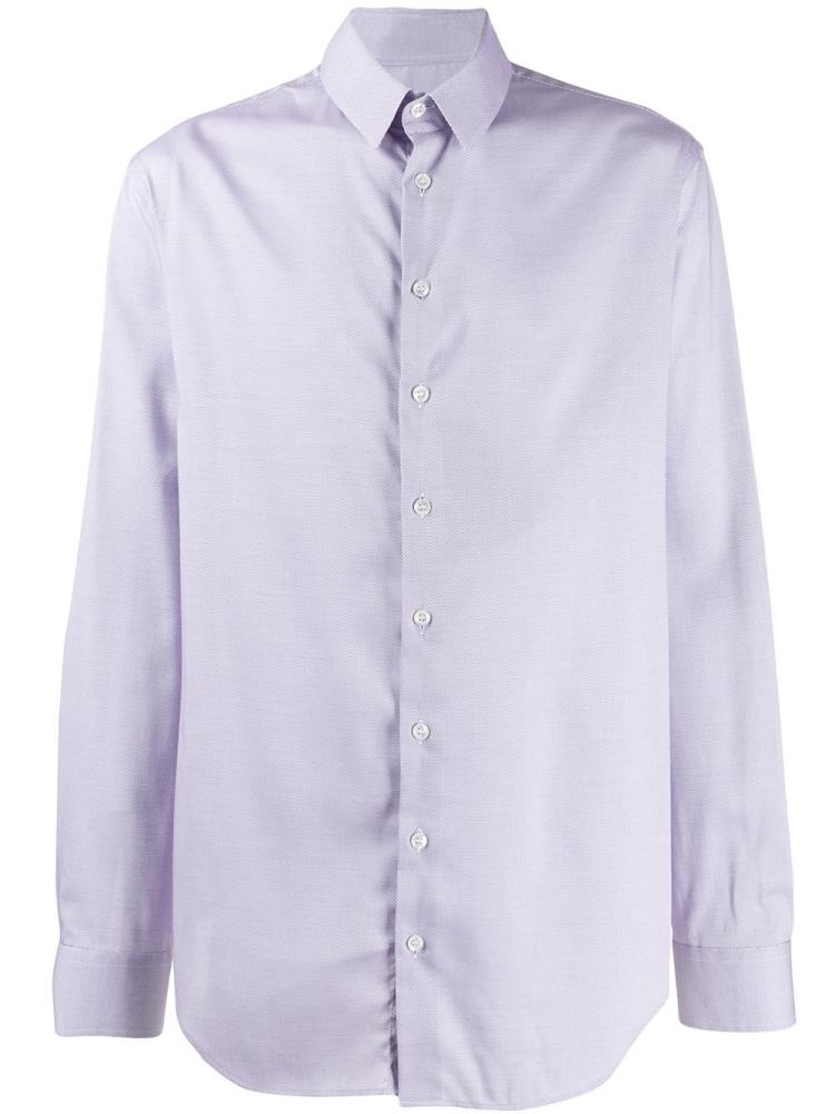 Armani Giorgio Armani Long Sleeve Srajca Moški Vijolične | 10VYD98O