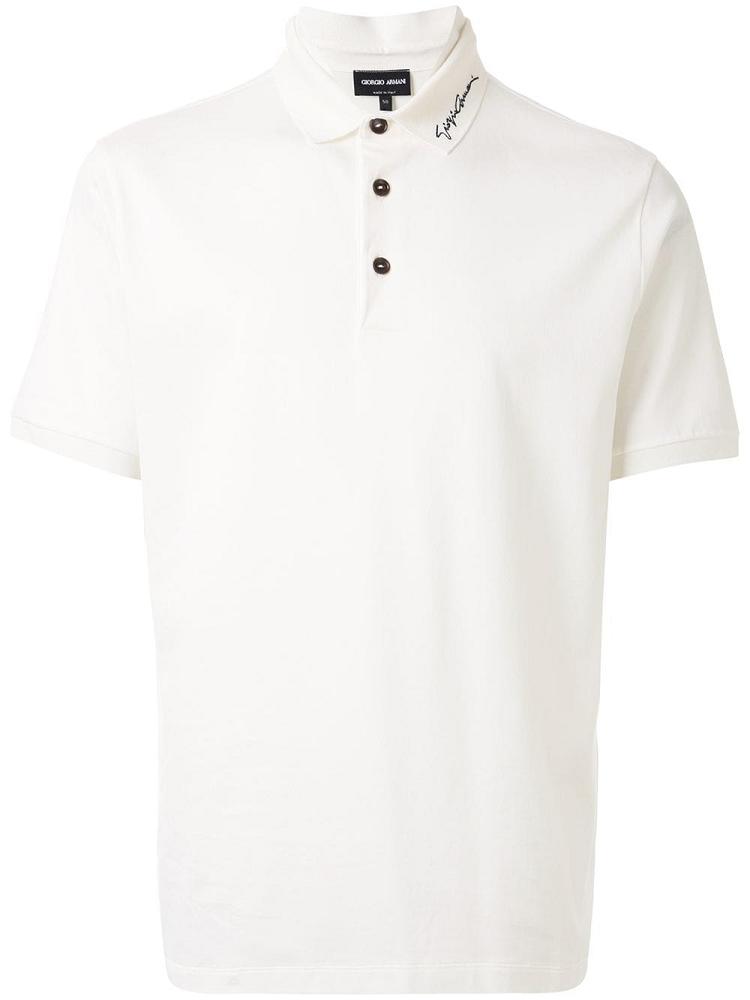 Armani Giorgio Armani Short Sleeve Polo Majice Moški Bele | FLI6SJLO