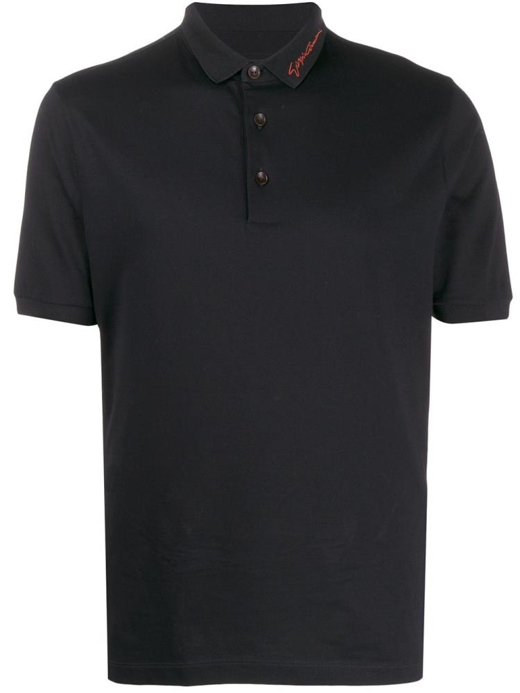 Armani Giorgio Armani Short Sleeve Polo Majice Moški Črne | OOIGKI7P