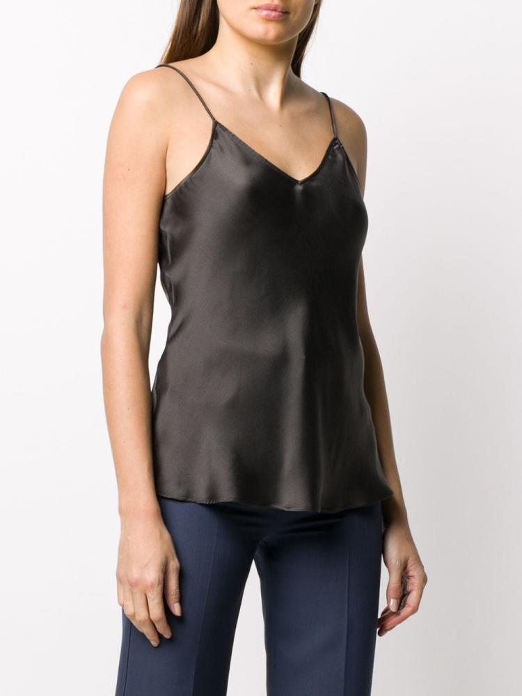 Armani Giorgio Armani Silk Camisole Top Ženske Sive | DY37L43A