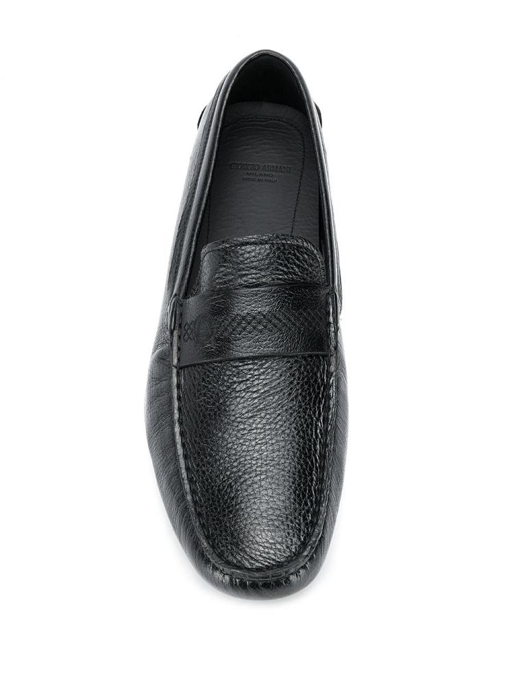 Armani Giorgio Armani Slip On Loaferji Moški Črne | P0DR55IC