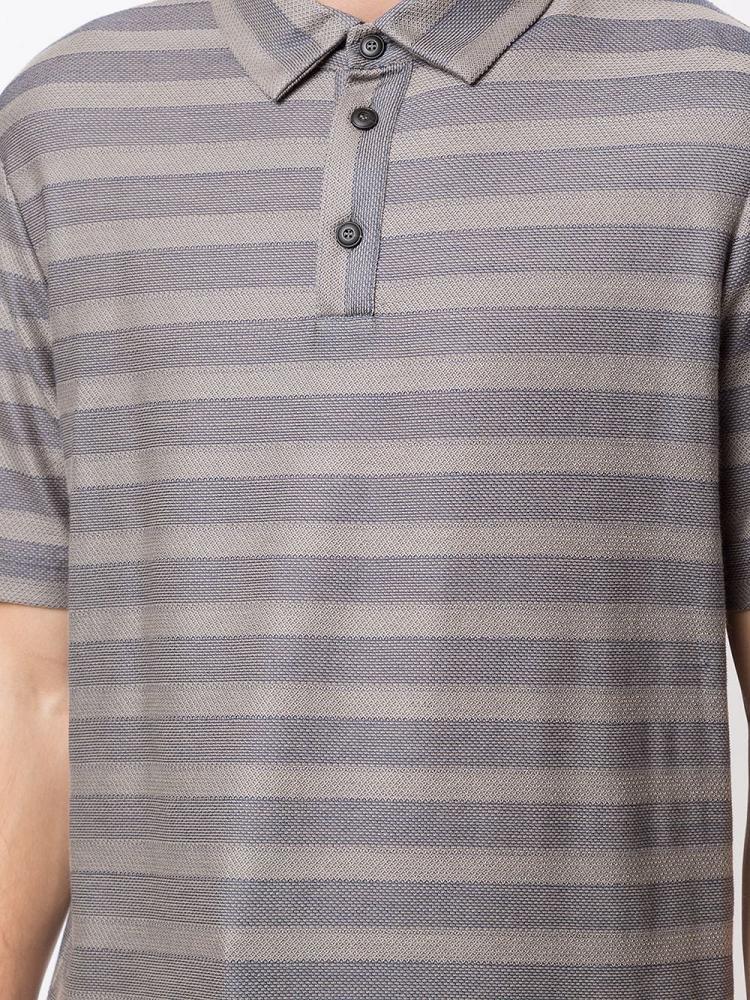 Armani Giorgio Armani Striped Polo Majice Moški Sive Modre | 1JPAU64W