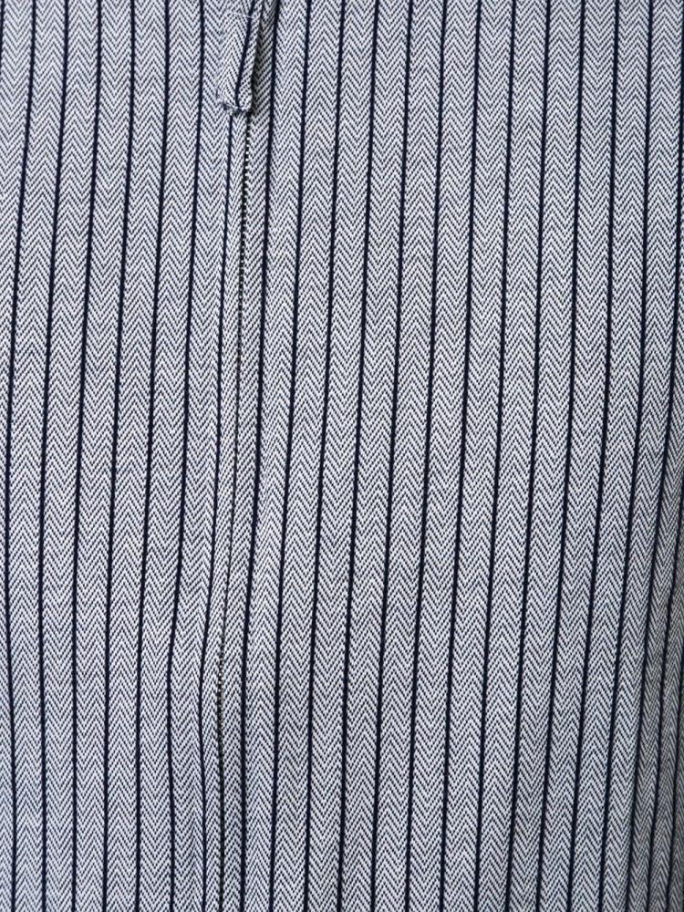 Armani Giorgio Armani Striped Zip Front Srajca Moški Sive Črne | 05SCUNZP